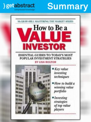 cover image of How to Be a Value Investor (Summary)